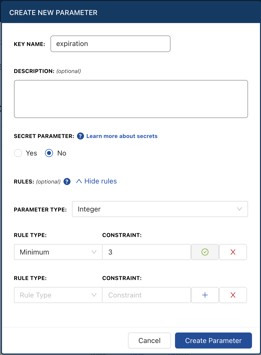 Validating configuration with rules